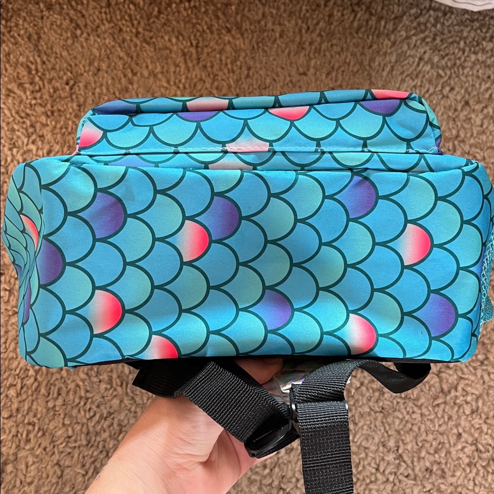 Loungefly Disney Little Mermaid Holographic Shell Backpack - Picture 7 of 7